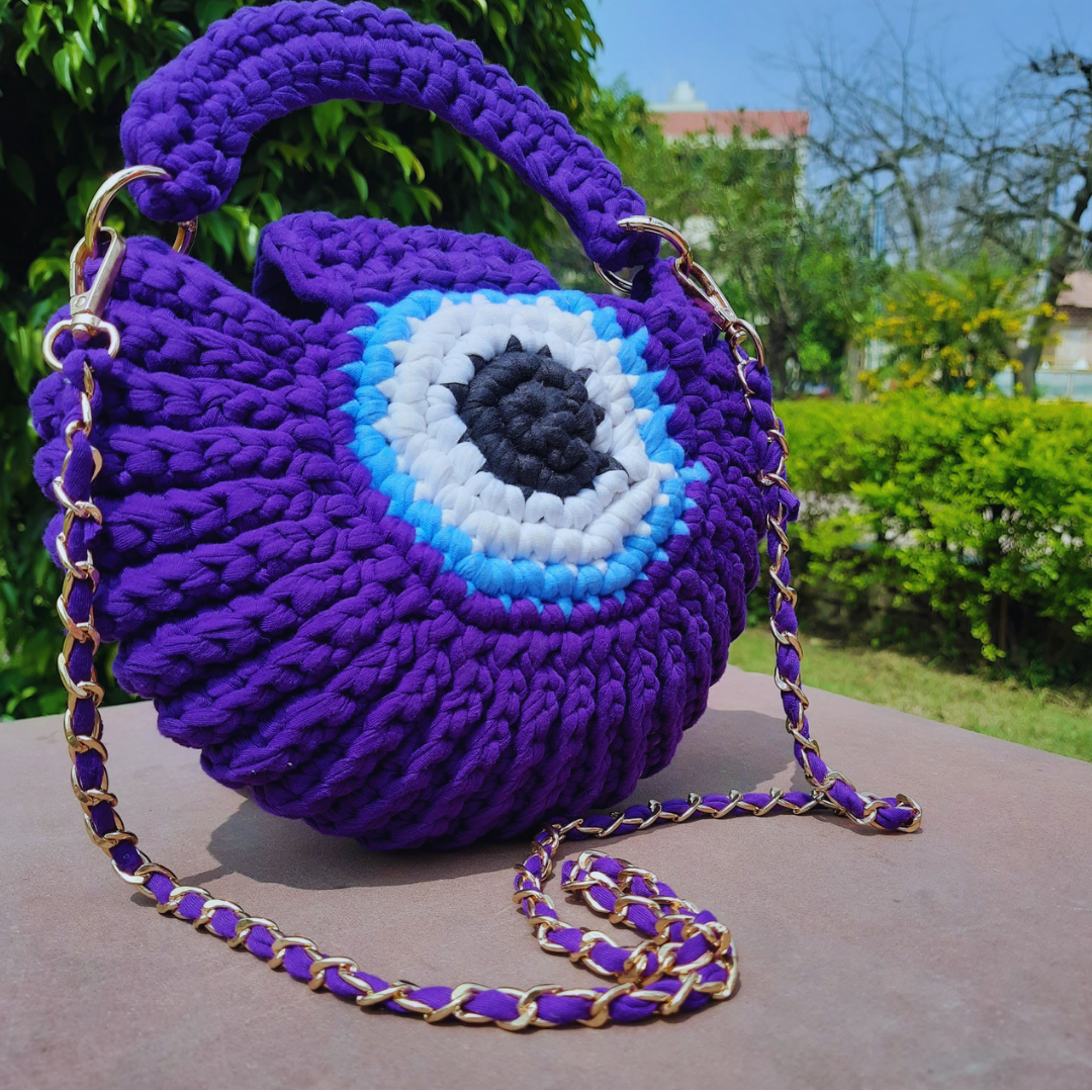 Shiroli Handmade Designer Evil Eye Bag - Image 7