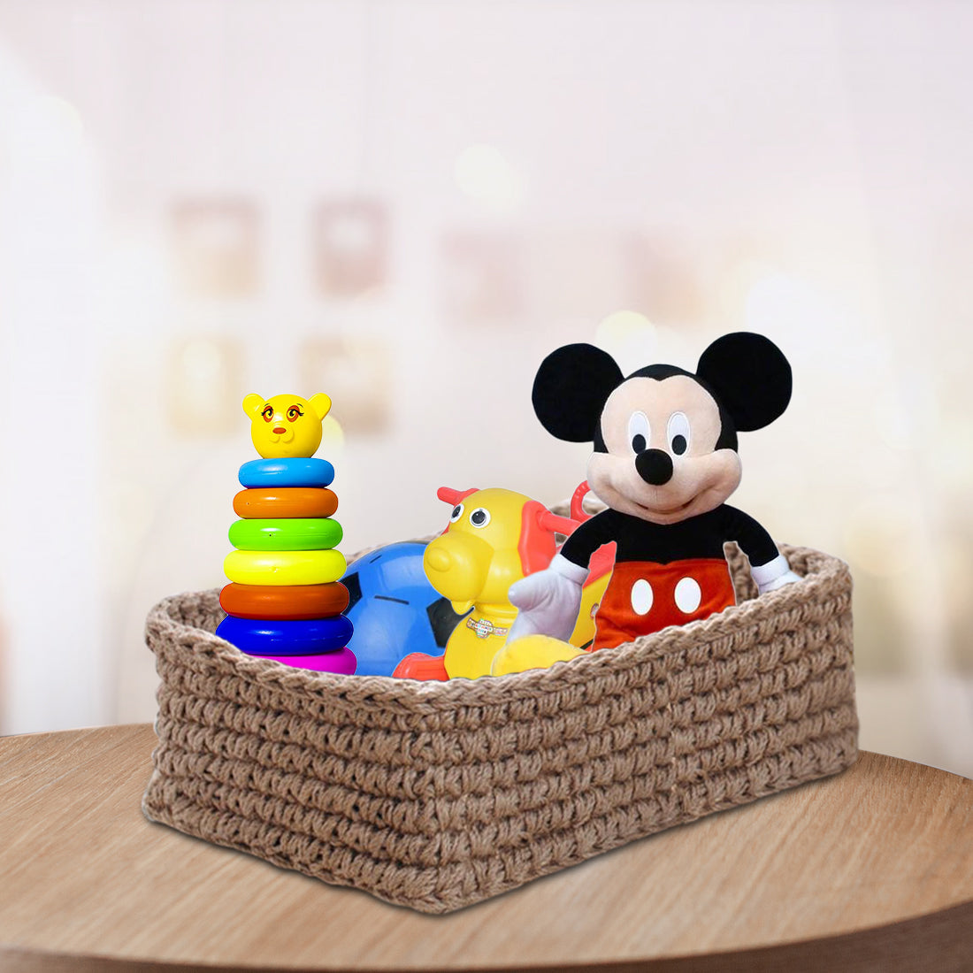 Eco-Friendly Storage Organizer Baskets - Set of 2 - Shiroli - Image 4