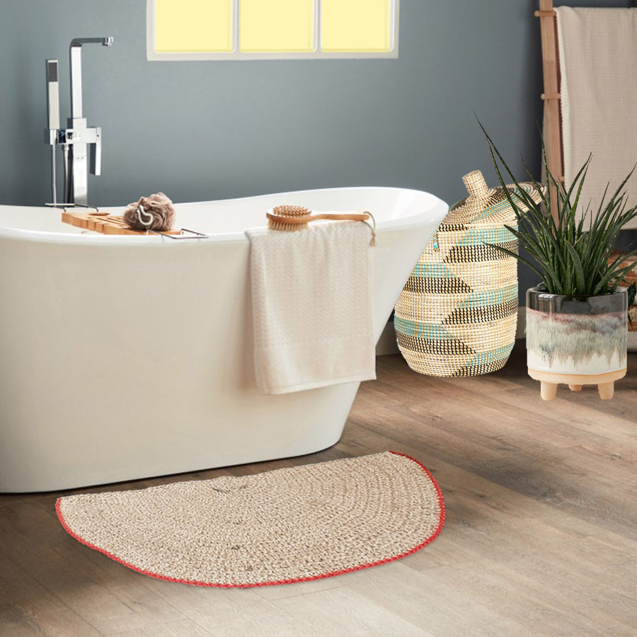 c Style Semi-Circle Jute Rug-Shiroli-Image 2