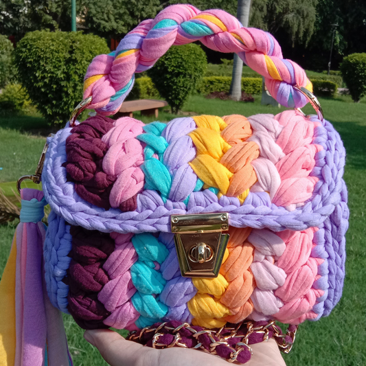 Shiroli Handmade Designer Multi-Color Bag