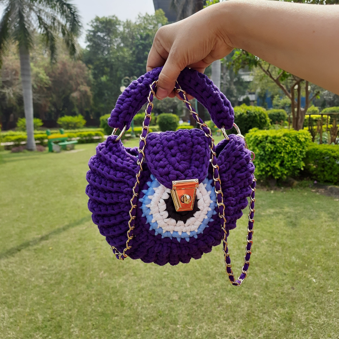 Shiroli Handmade Designer Evil Eye Bag - Image 3