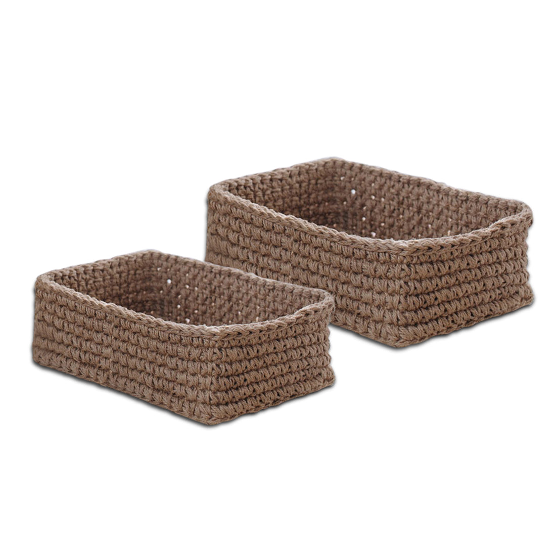 Eco-Friendly Storage Organizer Baskets - Set of 2 - Shiroli -Image 6