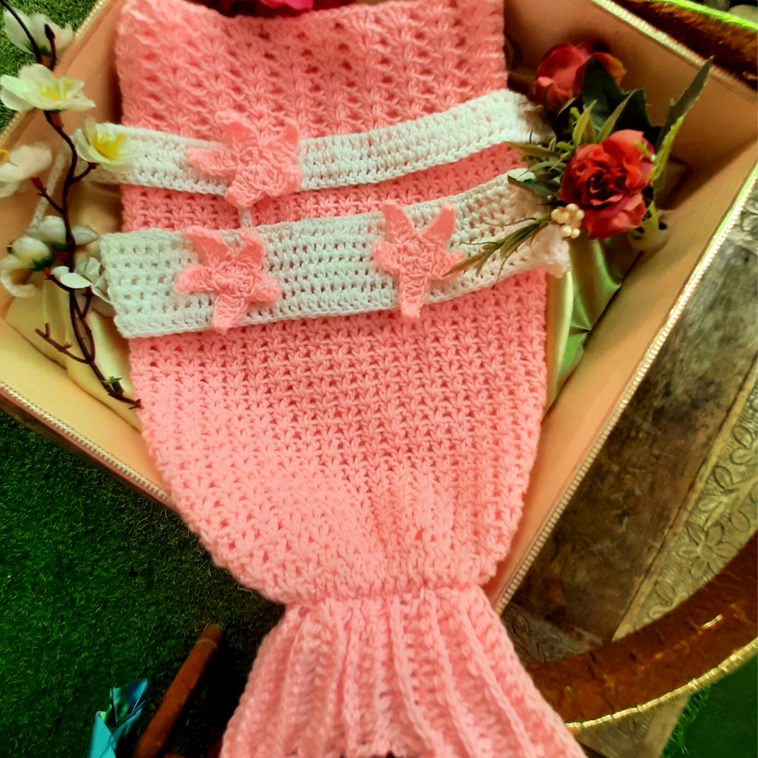 Handmade Baby Girl Mermaid Costume - Shiroli - Image 6