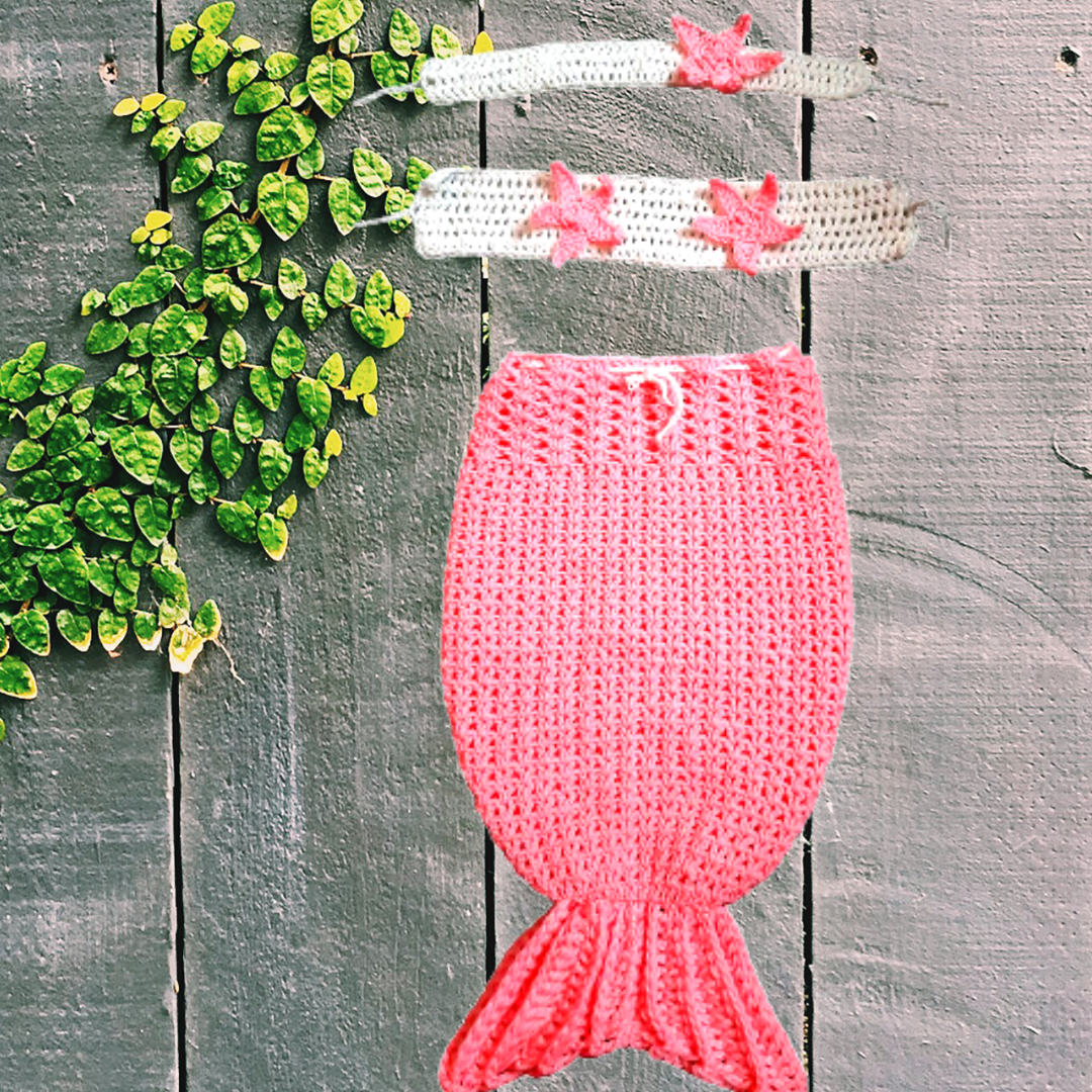 Handmade Baby Girl Mermaid Costume - Shiroli - Image 5