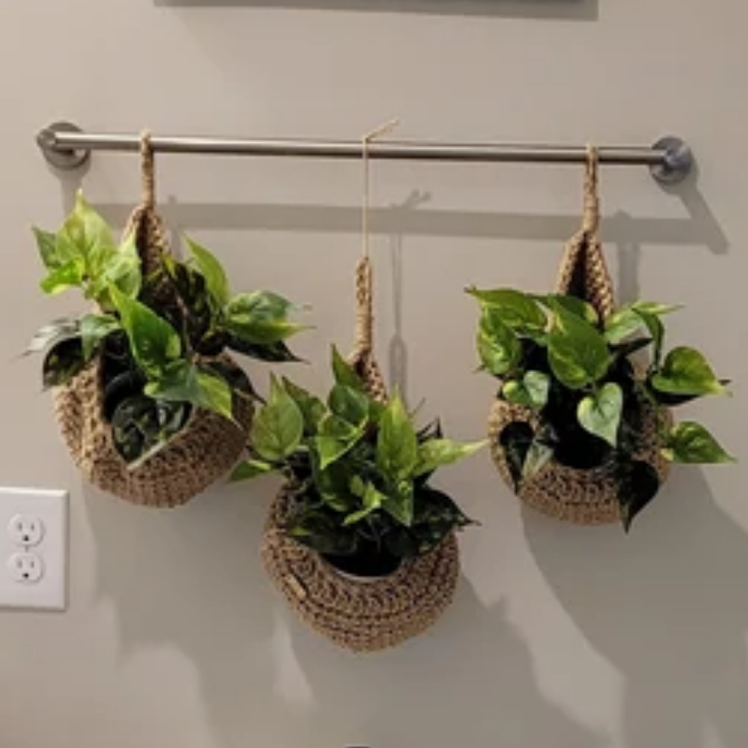 te Hanging Wall Basket or Planter 9 - Set Of 2 -Shiroli