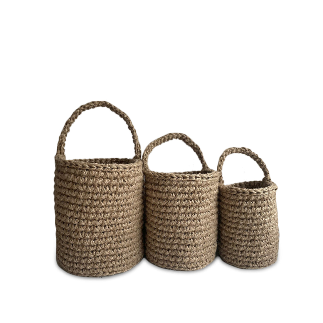 Jute Hanging Wall Storage Baskets - Shiroli - Image 6