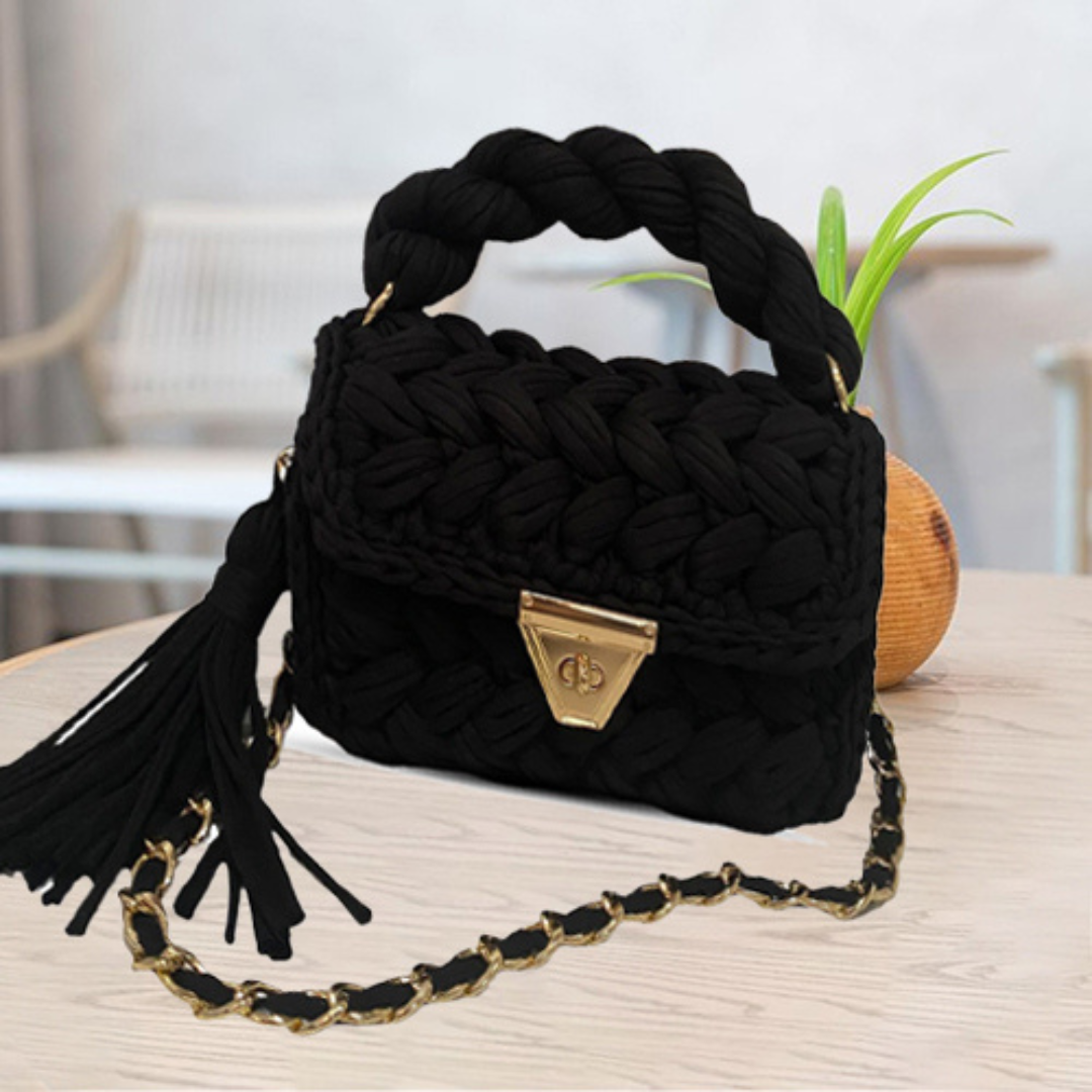 ShiroliHandmadeDesignerBlackColorBag-Image2