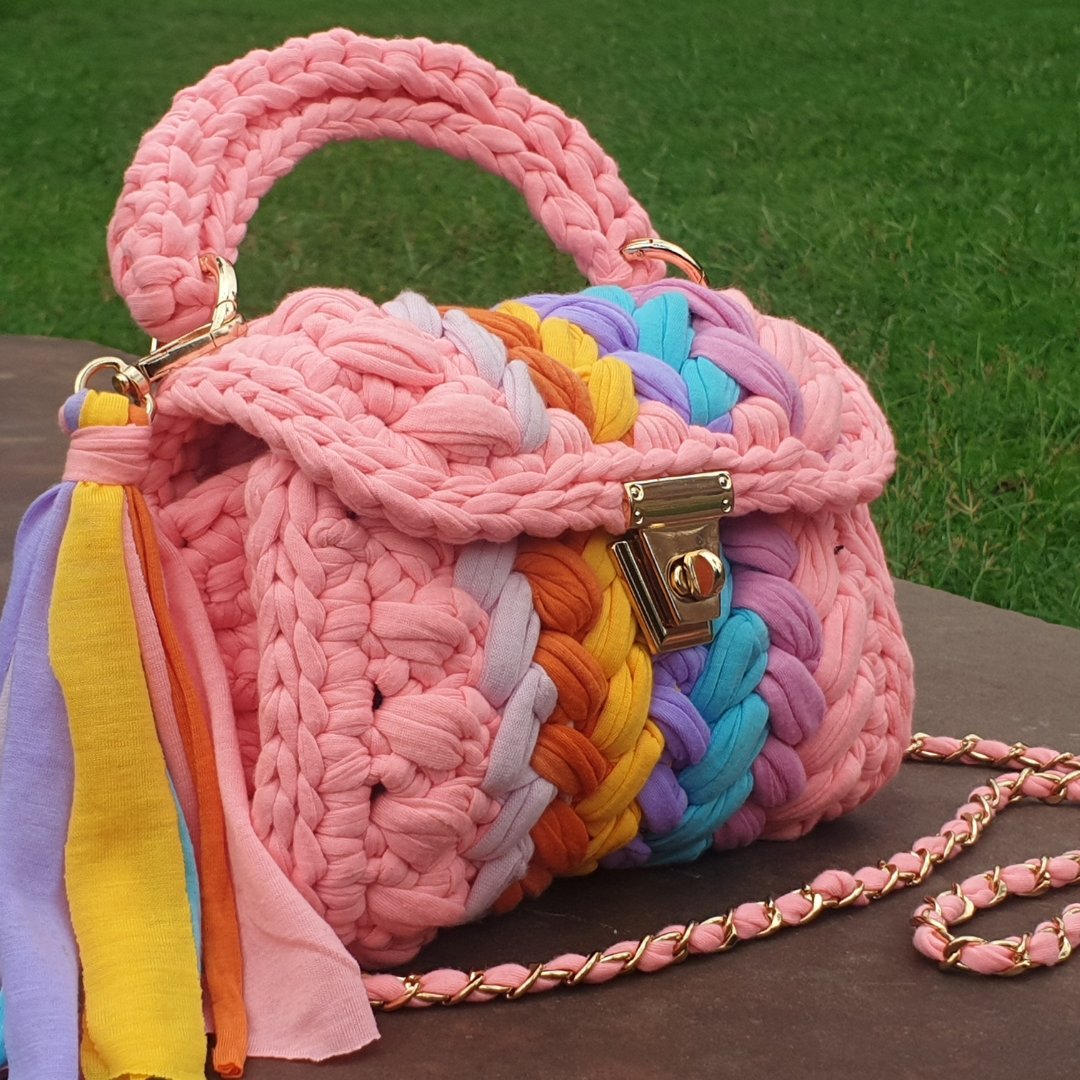 Shiroli Handmade Designer Blush Pink Bag