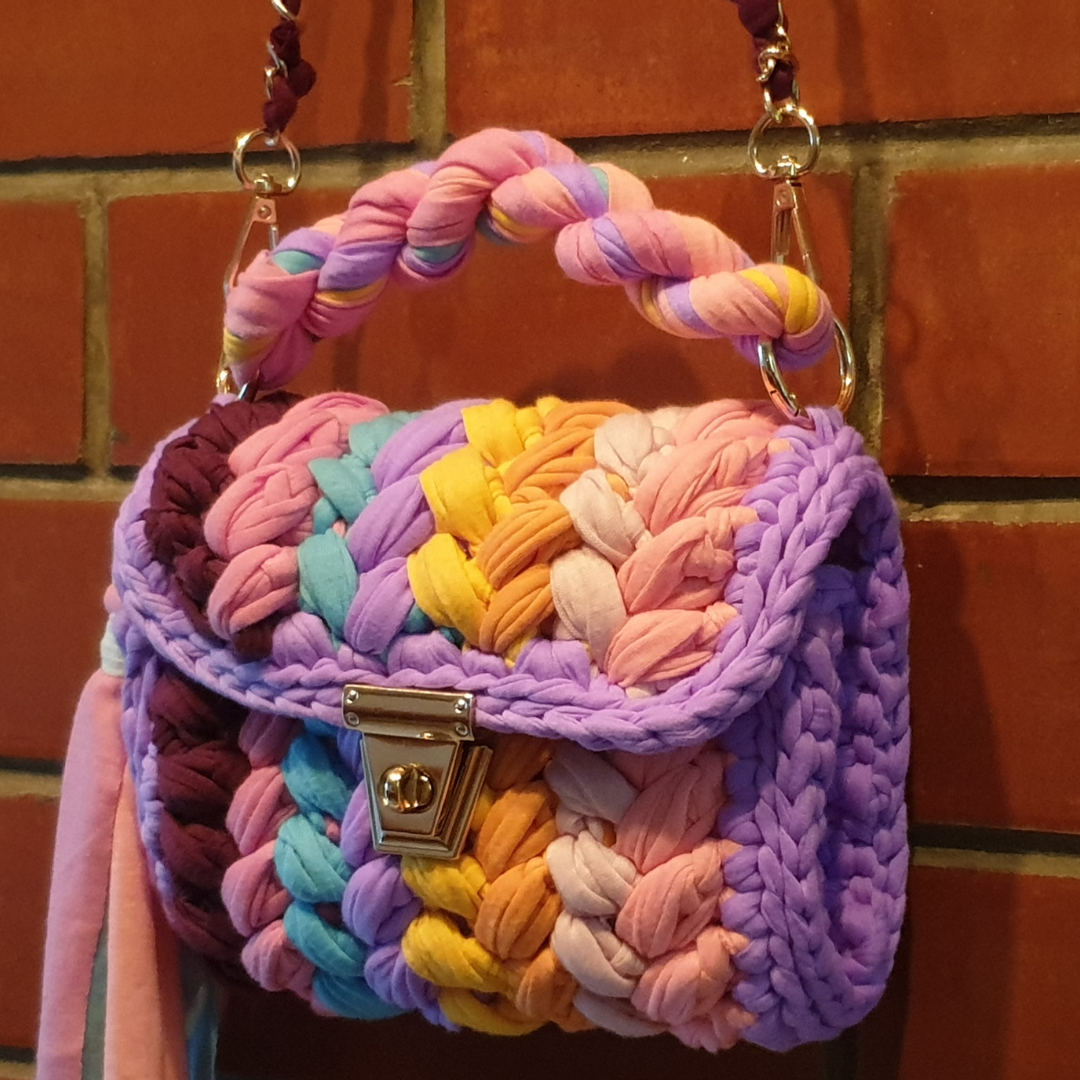 Shiroli Handmade Designer Multi-Color Bag - Image 9