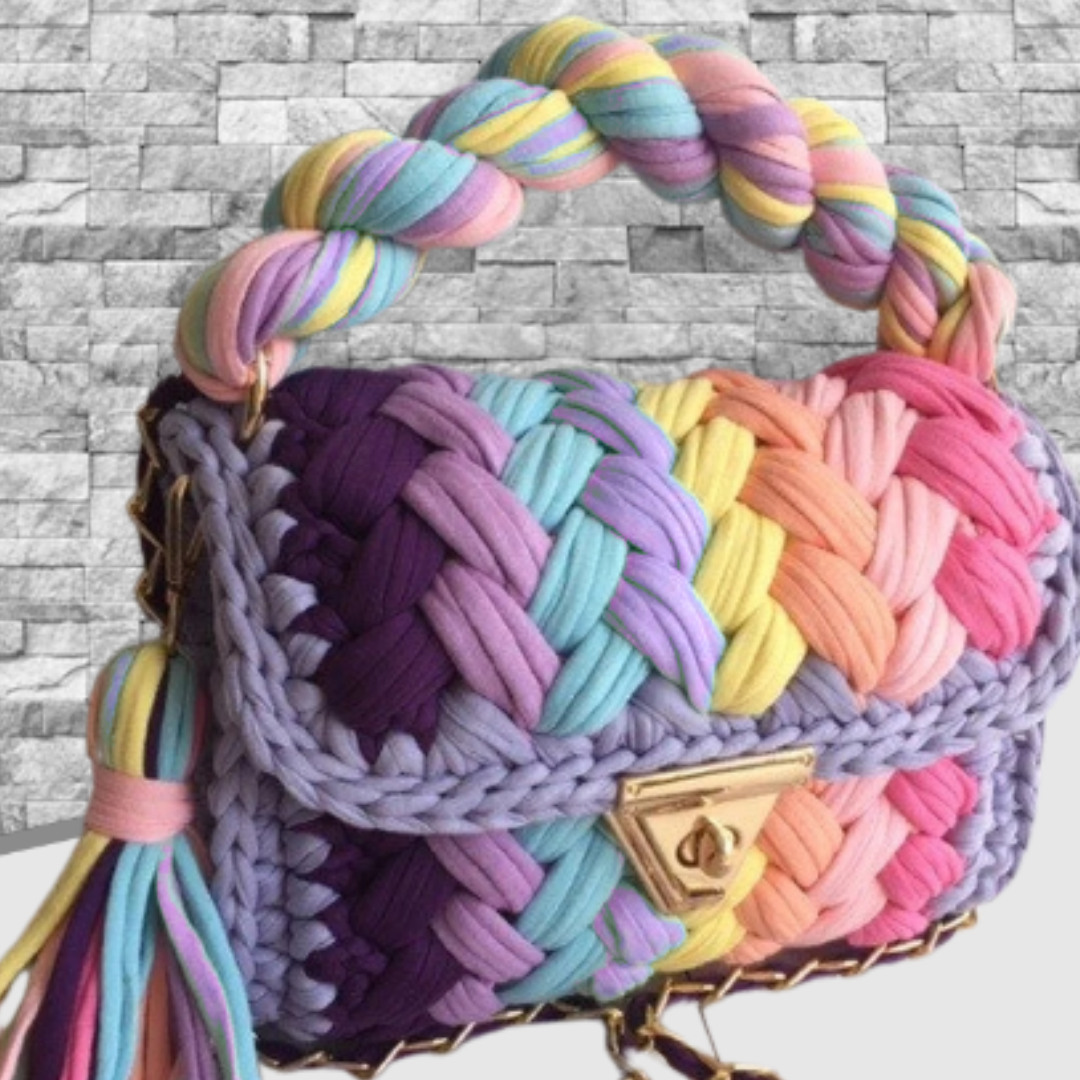 Shiroli Handmade Designer Rainbow Bag