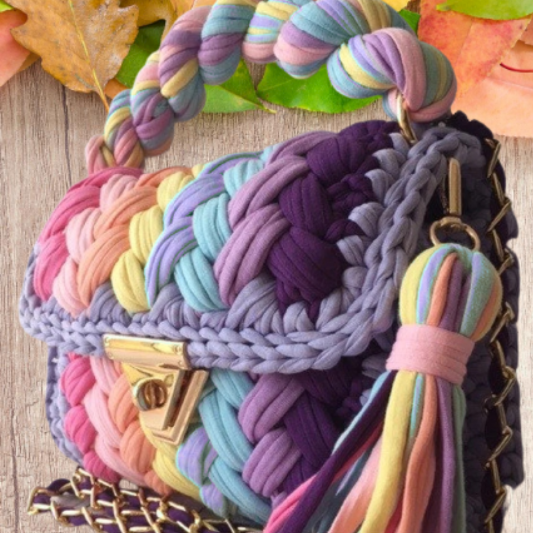 Shiroli Handmade Designer Rainbow Bag