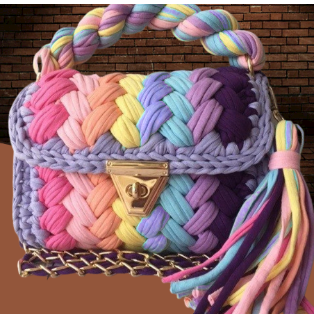 Shiroli Handmade Designer Rainbow Bag 50 OFF SHIROLI