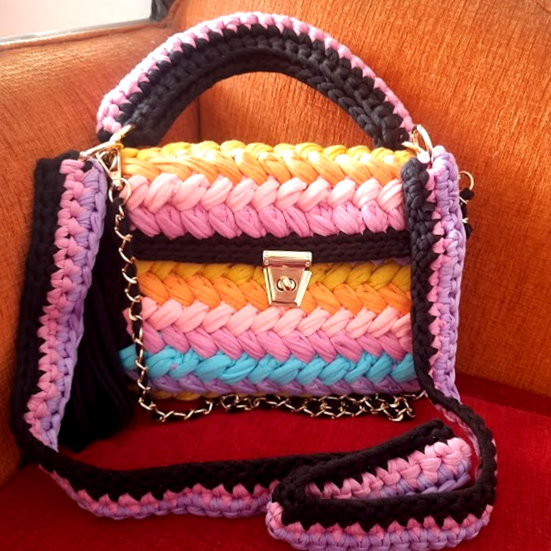 Shiroli Handmade Designer Super Bag With Belt - Image 1