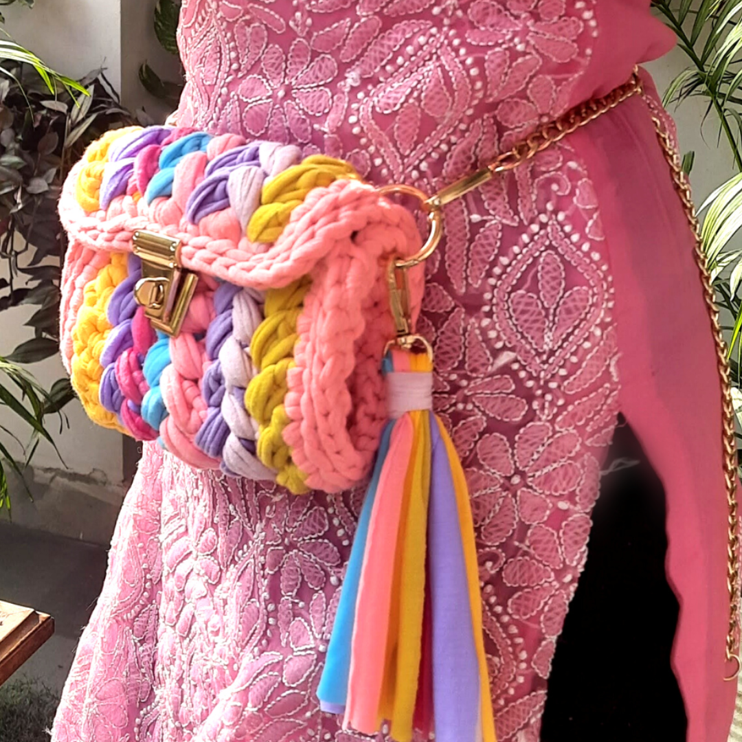 Shiroli Handmade Designer Waist  Bag - IMAGE 3